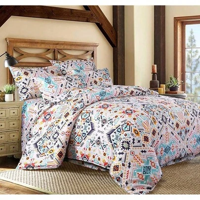 Loussiesd Bohemian Duvet Cover Set Boho Exotic Double Size Luxury Southwestern Bedspread Microfiber Bedding Set  Butterfly Comforter Cover With 2 Pillow Shams Zipper 3 Pieces