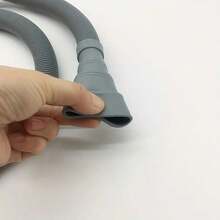 Universeller Waschmaschinen-/Geschirrspüler-Flexibler Ablaufschlauch mit Multi-Durchmesser, verstärkt für längere Nutzung, einfache Installation - Grau - Übersicht 5