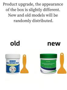 神奇墙面修补膏——轻松修补裂缝和孔洞！修补后消除色差，无需打磨，60秒快速干燥至白色（保护您的押金！）——租户和房主们，赶紧抢购，数量有限！