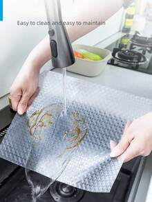 1卷防滑架垫，防水冰箱垫，可裁剪橱柜抽屉垫，无粘性冰箱垫，防油，可水洗抽屉垫，适用于厨房、橱柜、学校浴室、办公室、书房、旅行、母亲节装饰 - 透明色 - 查看 6