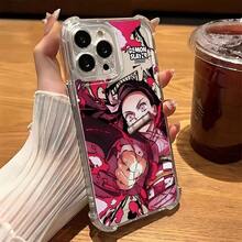 Funda para teléfono: Funda de moda Anime - Compatible con 17, 16e, 16, 15, 14, 13, 12, 11, Pro X XR XSMAX 8, Plus| Cubierta trasera suave transparente antigolpes17  17promax - transparente - Ver 1
