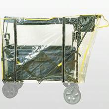 R-Extra Large Collapse n Cart wit Re opy Folding Wagon Utility Car wit We Wagon Cart  n Camping Grocery Cping Cart Stoe Bag Only Rain Selter - Refugio contra la lluvia - Ver 1