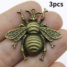 Queen Bee Pendant With Hole, Handmade Jewelry Pendant, Keychain DIY Accessory - Multicolor - View 7