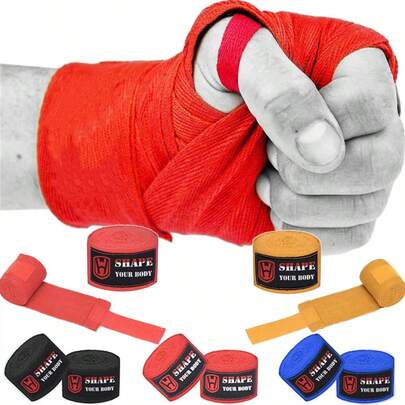 3m Boxing Strap Muay Thai Men's And Women's Adult Fighting Sanda Hand Strap Cotton Binding Hand Strap Bandage Hand Strap