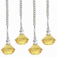 4pcs Vintage Crystal Ceiling Fan Pull Chain Extension 50CM, Multi-Color Elegant Crystal Pendant Decor, Suitable For Home Decoration In Bathroom, Bedroom, Living Room, Etc. Decorative Pull Chain - Multicolor - View 12