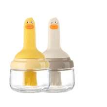 1pc/2pcs 6.42 Oz Newly Upgraded Second-Generation Lock Design Oil Brush Bottle Leak-Proof For Sauces, Egg Liquids, Olive Oil, Garden Barbecue Tools - Multicolor - View 9