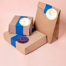 2 Sheets Each, Moon And Purple Moon Stickers, Ramadan Festival Theme, Middle Eastern Style, Sealed Cover, Ramadan Festival Exclusive, Water-Resistant And Tear-Resistant, Finely Printed, High Clarity, Moon Patterns, Beautifully Made - Multicolor - View 5