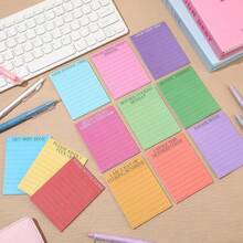 Saypacck 12 Pcs Funny Sticky Notes For Work 4x3 Inches Sarcastic Self Adhesive Notepads Novelty Memo Note Pads For Office Coworker Gifts Employee Appreciation Supplies (Office,Classic Colors) - ColorB - 查看 6