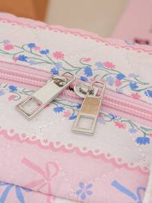 便携式保温午餐包，防水内胆，可爱学生便当包，晚餐保温袋，加厚午餐水果袋，彩色花卉午餐包，超吸睛保冷袋，女生午餐盒 - 彩色 - 查看 6