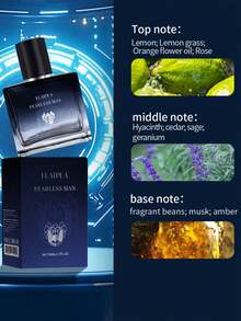 1瓶50毫升/1.7盎司男士费洛蒙古龙水，优质持久木质清新香氛 - 吸引她！大容量，持久留香，情人节绝佳礼物 - 男士古龍香 - 查看 4