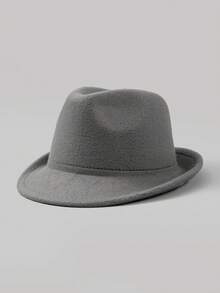 1pc Women's Hat, Solid Color, Bohemian Style, Metal Hat Band Decoration, Suitable For Daily Commute - Top Hat - View 26