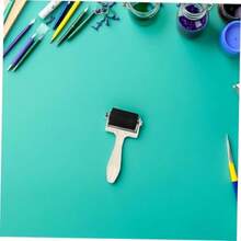 12 Piezas Rodillos de Goma Dura para Grabado Rodillos de Tinta para Impresion y Manualidades Aplicador de Tinta para Tapiz y Pegamento Herramienta de Arte InfantilDurable, Sólido - Multicolor - Ver 5