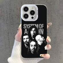 Funda de teléfono S-System of a Down Rock para 17,16,15,14,13,12,11,Pro,Max,Plus, cubierta blanca mate a prueba de golpes - z2 - Ver 8