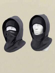 1pc Outdoor Warm Hat/Balaclava/Beanie, Dual-Layer Design, Suitable For Cycling/Skiing/Fishing, Can Be Used With Helmet, Soft & Comfortable, Unisex, Autumn/Winter - Multicolor - View 4