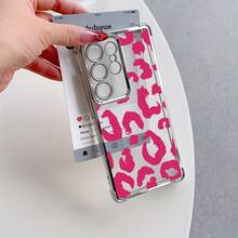 Funda para teléfono con estampado de leopardo para 25/S25 S24 /S23/S22 S21 S20 S20 Fe S20 plus A03 A03 Core A03s A04 A04E A05 A05s A06 4G A12/M12 4G A13 5G/A04s A15 A16 A24 5G A25 A32 4G A32 5G A34 A35 5G A54 A55 Note10 Ultra Fe Ultra Plus 4G/5G funda trasera blanda transparente resistente a caídas - Colores mixtos - Ver 6