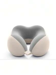 【新品热销】U型记忆棉颈枕，带/不带收纳盒，便携式旅行午睡枕，慢回弹颈枕，办公室午睡必备，飞机旅行颈枕，可拆卸可水洗，带收纳袋，颈部支撑慢回弹，旅行颈枕，睡眠枕，男女通用。 - 彩色 - 查看 8