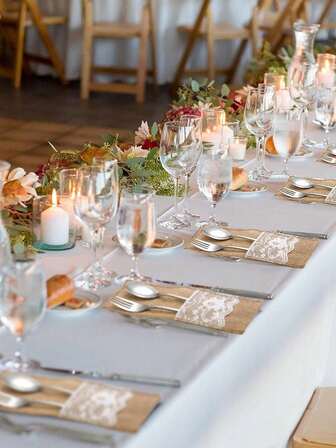 11*22Cm Linen Lace Cutlery Holder Cutlery Bag, Silverware Holder Knife And Fork Bag Linen Napkin Bag, Suitable For Wedding Party, Birthday Party, Family Gathering, Restaurant Decoration Gift 5pcs/10pcs/20pcs/30pcs Optional