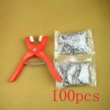50pcs/100pcs Snap Button Kit, Includes Manual Snap Pliers, 50pcs Metal Snap Buttons, Suitable For Sewing, Can Be Used For DIY Crafts, Clothes, Hats, Etc.