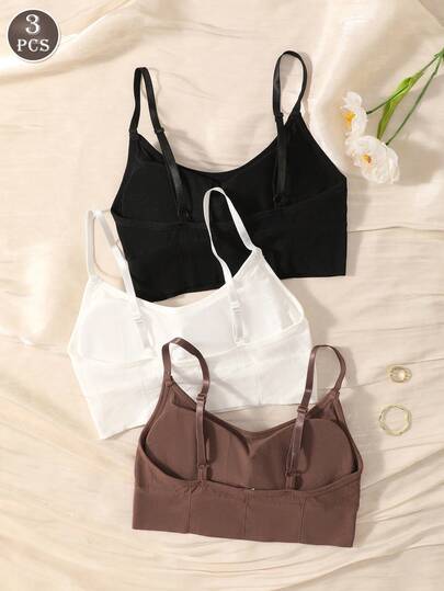 Bộ 3 áo lót không gọng, thoáng khí dành cho nữ