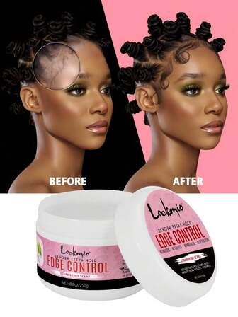 LOCKMIO强力定型啫喱，不油腻不结块定型蜡，适用于柔顺亮泽的头发和假发，草莓香味（30克/50克/113克/250克）