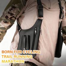 Leather Shoulder Armor Hidden Underarm Strap Wallet Adjustable Anti Pickpocket Accessories With Double Bag For Men, Women Leather Armor - 預設 - 查看 4