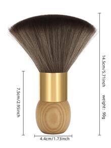 Barbertop Remove Soft Brush Hair Cutting Neck Face Duster Clean Barbers Brushes Salon Stylist Hairdressing Tools Accessories - Multicolor - View 7