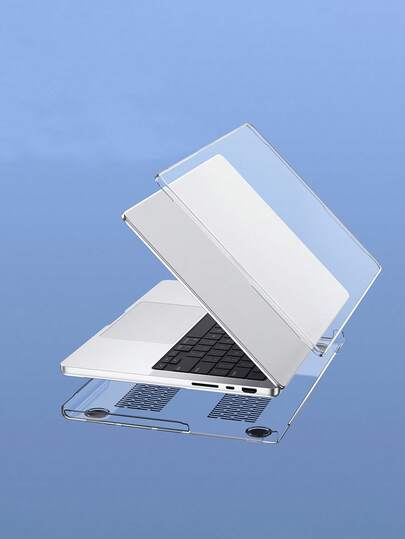 1pc Crystal Clear Hard Shell Case, Scratch-Resistant Protective Cover, Shock-Proof Protection For MacBook Air/Pro 13" 14" 15" 16" With M1/M2/M3/M4/M5 Chips