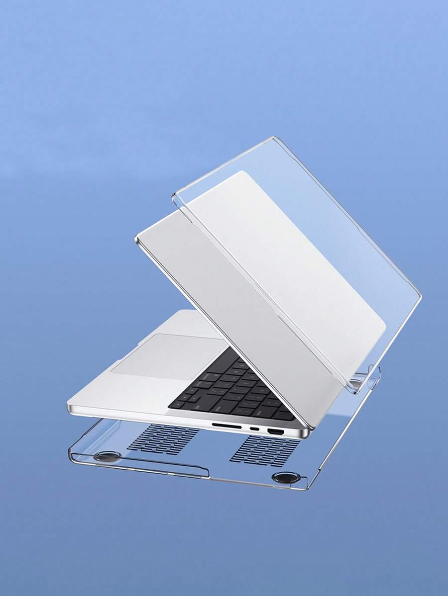 1pc Crystal Clear Hard Shell Case, Scratch-Resistant Protective Cover, Shock-Proof Protection For MacBook Air/Pro 13" 14" 15" 16" With M1/M2/M3/M4/M5 Chips