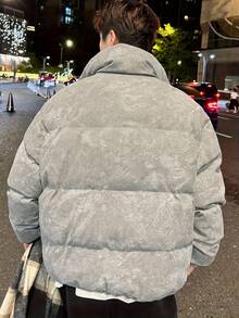 Men Winter Coats - Grey - View 4