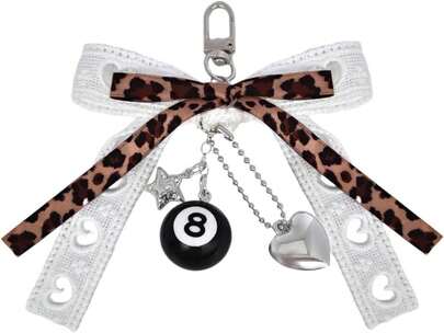 Charm Keychain 8 Ball Dice Bag Purse Charms Cute Backpack Dbags Key Chains Y2k Accessories