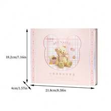 7-Piece Makeup Set Including 3 Lip Creams, 1 Powder Compact, 1 Blush, 1 Eyeshadow Palette, 1 Necklace Beauty Makeup Kit - 小熊套盒 - 查看 9