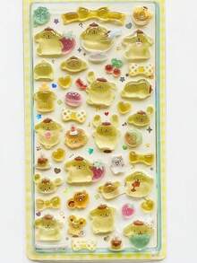 1包卡通贴纸，派对礼品和DIY手工，房间装饰 | 主题贴纸 | 塑料贴纸，派对装饰 | 设计精美，无需电源，是节日礼物、生日礼物、派对礼品、圣诞节、复活节、感恩节、毕业典礼的完美之选 - 彩色 - 查看 17