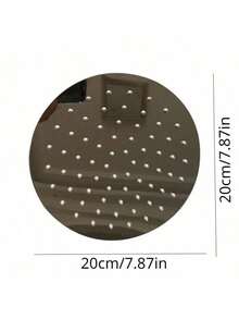 8 Inch Stainless Steel High Quality Square Top Rainfall Shower Head Big Round Shower Head - Silver - View 7