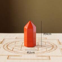 قطعة واحدة من نقطة البلورة الشفائية الطبيعية للديكور المنزلي أو كهدية - متعدد الألوان - مشاهدة 20