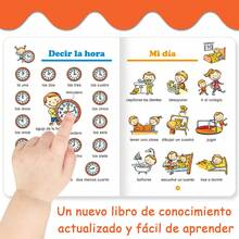 TEENYBABY 32-Page Spanish Vocabulary Workbook: Basic Vocabulary Recognition, Stationery Items, And Arabic Notebook. Interactive & Fun Preschool Learning. - Multicolor - View 4