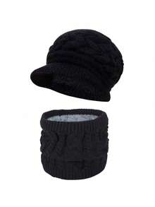 Mũ len trơn màu (1/2/3 chiếc), mũ beanie giữ nhiệt ấm áp cho mùa đông, thích hợp cho mặc hàng ngày, trượt tuyết, phối đồ, chụp ảnh, v.v. Phụ kiện giữ ấm, quà tặng Valentine. - Nhiều màu - Xem 4