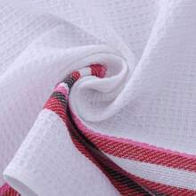 1/3/6 Paquete de Toallas de Cocina Grandes Suaves y Absorbentes - Paños de Cocina de Poliéster a Rayas Modernas para Secar Platos y Limpiar Superficies, Rayas Multicolor, Lavables a Máquina, Accesorios de Cocina Vibrantes. Paños de Cocina, Trapos Absorbentes Suaves con Patrón a Cuadros Multicolor, para Secar Platos, Limpiar Superficies y Uso Doméstico. Accesorios de Cocina Vibrantes, Paños Absorbentes para Platos. - Multicolor - Ver 5