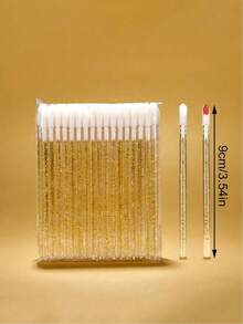 50pcs Disposable Lipstick And Lip Gloss Sticks, Travel Portable Lipstick Cleaning Sticks, Multi-Functional Beauty Cleaning Tools, Lipstick And Lipstick Applicators, Makeup Tools, Beauty Tools, High-Quality Beauty Tools, For Makeup And Personal Care, Multi-Functional Beauty Tools, Makeup Tools, Cleaning Tools, Household Cleaning Sticks, Cosmetics Necessities, Ear Cleaning, Outdoor Care Tool Accessories - Multicolor - View 5