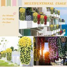 1 Peça Violeta Artificial Pendurada Flores de Simulação, Flores e Plantas Falsas Adequadas para Decoração Central de Casamento, Decoração Doméstica, Jardins, Festas de Bebê, Suprimentos para Festas, Decoração de Coroa de Flores, Ação de Graças, Decoração de Bottom de Arco, Decoração de Ramos, Acessórios de Cozinha, Acessórios de Banheiro, Presentes para Mulheres, Presentes para Homens, Decoração Doméstica, Presentes do Dia dos Namorados