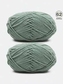 1/2支 5股混色乳白色腈纶纱线，50克/支，柔软多用途，中等粗细的乳白色纱线 - 非常适合手工编织、手工织造、DIY工艺品，可用于DIY钩编包、手提袋、围巾、帽子、毛衣、衣服、拖鞋、鞋子、玩偶、靠垫、钩编毯子、手工钩编项目、DIY小礼物、情人节礼物。