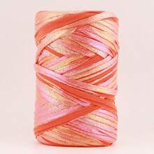 1pc Polyester T-Shirt Yarn For DIY Crafting Crochet And Knitting - Bags,Cushions,Dolls,Baskets,Scarves - Multicolor - View 15