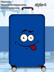 1件装300克旅行系列印花行李箱套，商务出行、夏季旅行和返校季旅行的理想之选。耐用、防刮的涤纶材质，男女通用，有效防尘且易于清洁。户外度假必备旅行配件（适用于20-28英寸行李箱）。 - 彩色 - 查看 38