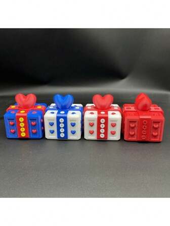 1 opakowanie kreatywnych pudełek na prezenty, zabawki, pudełko prezentowe z nadrukiem 3D, odpowiednie do dekoracji biurka, wykwintne przedmioty kolekcjonerskie, prezenty na Boże Narodzenie, Święto Dziękczynienia i Walentynki