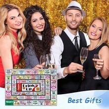 Drinking Board Games For Adults With Waterproof Rubber Mat Fun Interactive Drinking Games For Holiday Christmas Valentines Present Party College Night Birthday, 2-8 Players Age 21+ UJSE - 黃色 - 查看 9
