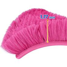 Ivory Fluffy Shag Rug For Bedroom, Soft Plush Shaggy Area Rug For Living Room, Modern Cozy Carpet, Non-Slip Backing, Bonus 4 Rug Grippers Included, Dorm Home Decor, Sizes 4x6 5x7 6x9 8x10 9x12, Hot Pink - 玫紅色 - 查看 6