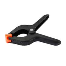 4-Inch Mini Ratchet Clamp, Single-Handed Operation, Dual Orange Trigger Handles, Metal Structure, Suitable For Crafts And Woodworking Glue