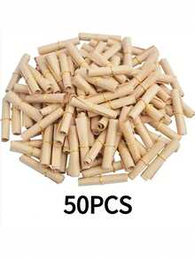 50张复古卷轴纸，迷你许愿纸，情人节、生日、周年纪念日装饰及礼物，生日祝福礼物，情人节浪漫惊喜，毕业纪念品 - 卡其色 - 查看 7