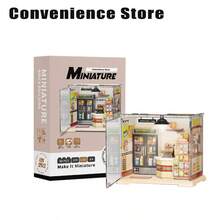 兒童 DIY 迷你房屋套裝 3D 拼圖組裝，附精緻家具裝飾，理想的生日與聖誕禮物（6 歲以上） - 彩色 - 查看 14