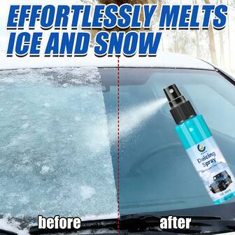 JB-XPCS Mehrzweck Auto Enteiser Spray: Zum Schmelzen von Schnee & Auftauen von Windschutzscheiben, Türschlössern sofort Winternotfall Auto Enteiser: Muss-haben für schneeige & eisige Tage