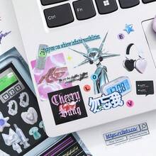 30 miếng/cuốn, Sách sticker phong cách công nghệ động vật cổ điển, thích hợp để trang trí ốp điện thoại, thiệp, nhãn gói quà, sổ tay, nhật ký, album ảnh, quà Giáng sinh. - Nhiều màu - Xem 1
